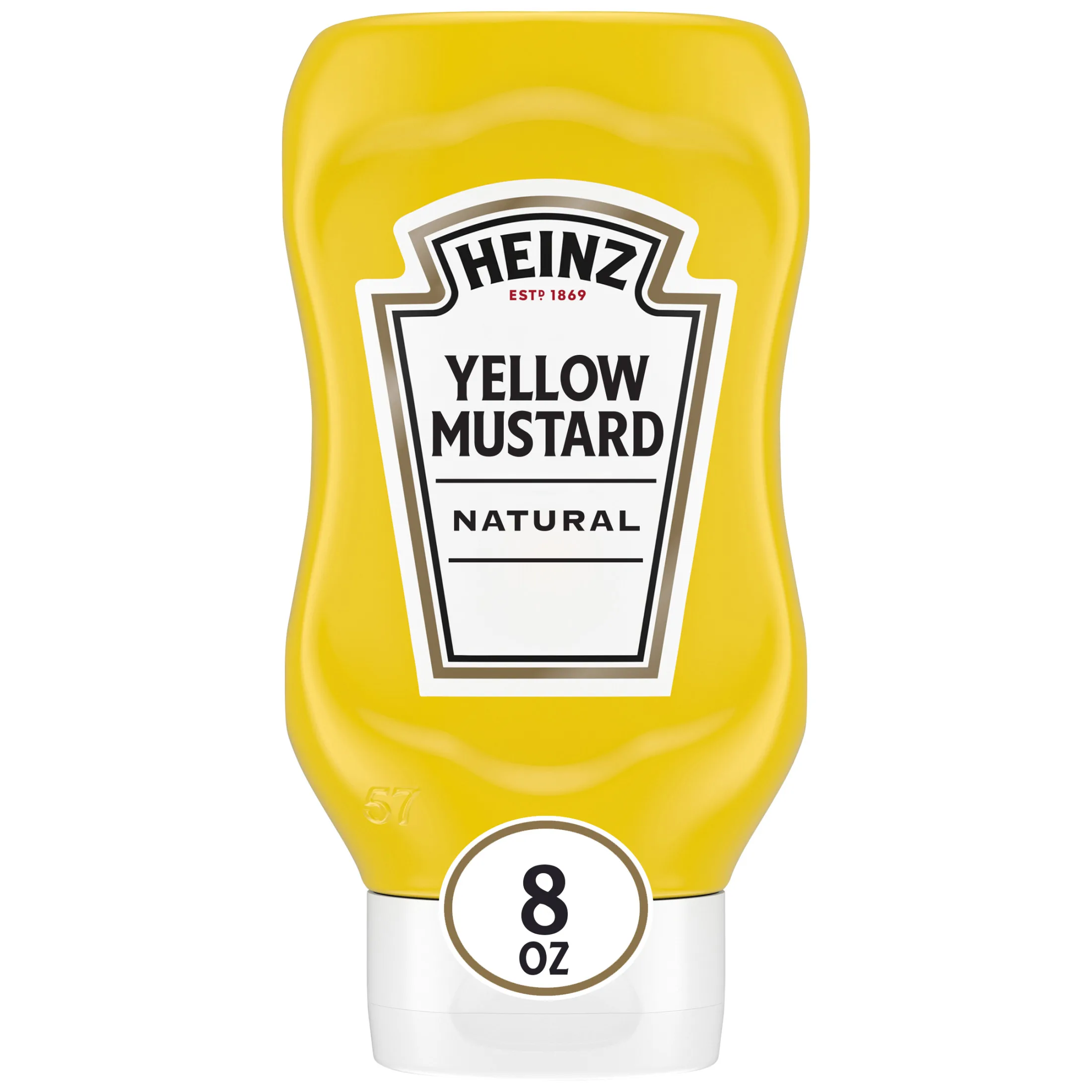 Heinz Yellow Mustard, 8 oz Bottle