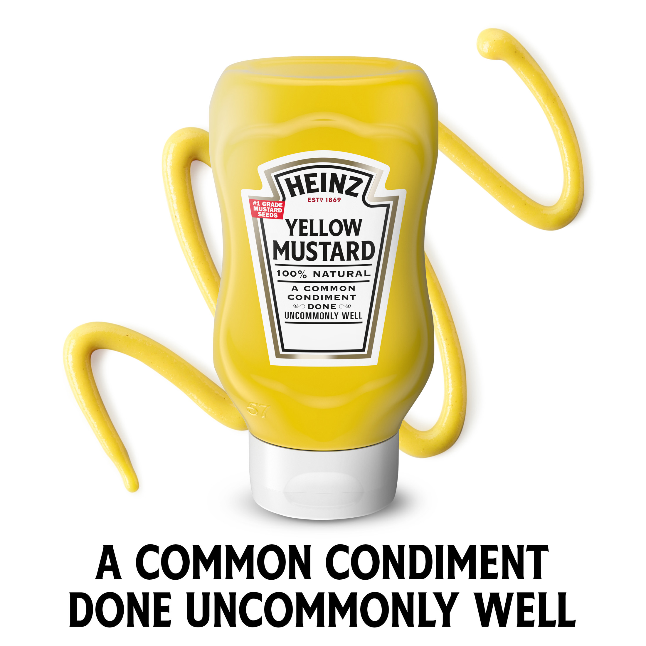 Heinz Yellow Mustard, 8 oz Bottle thumbnail 2