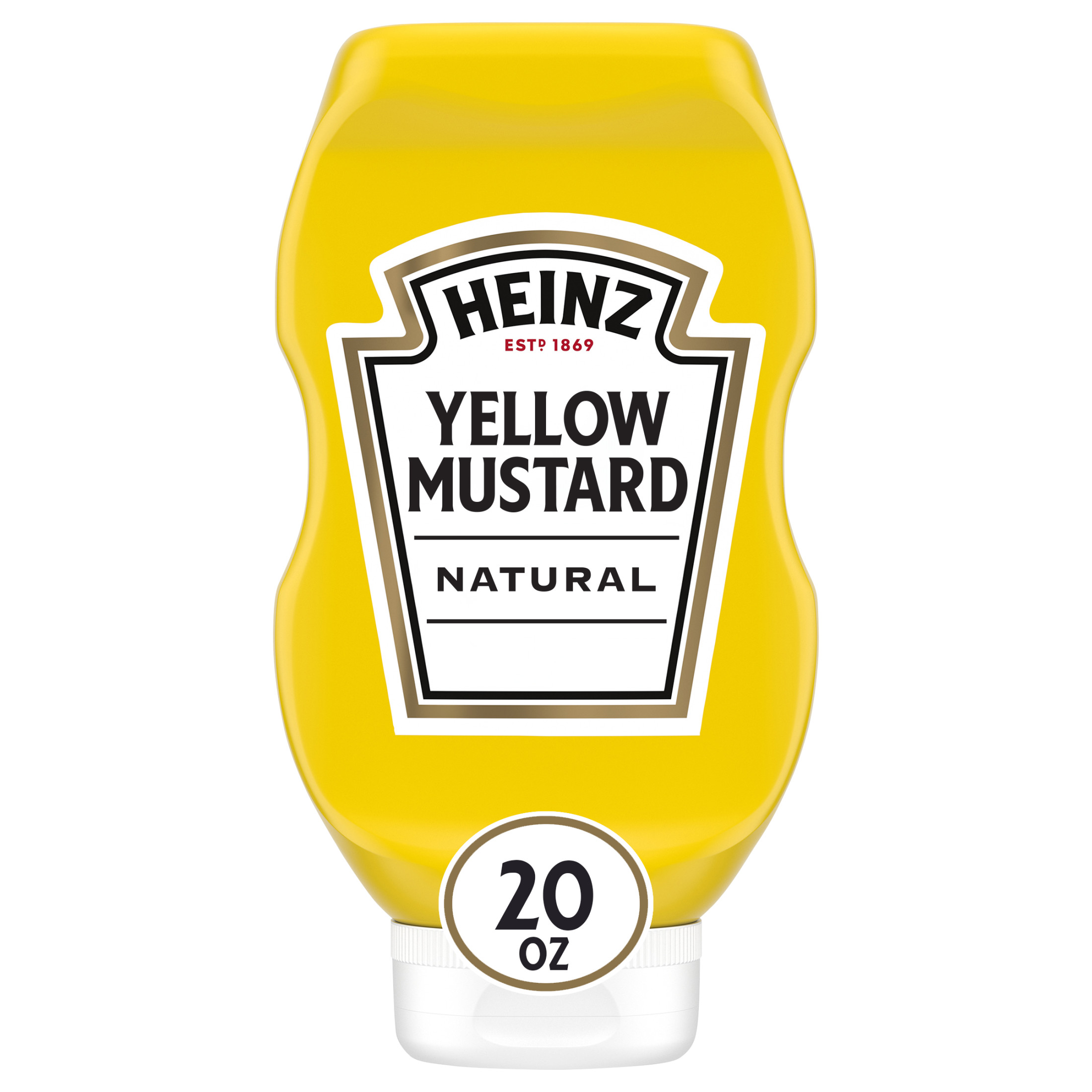 Heinz Yellow Mustard, 20 oz Bottle