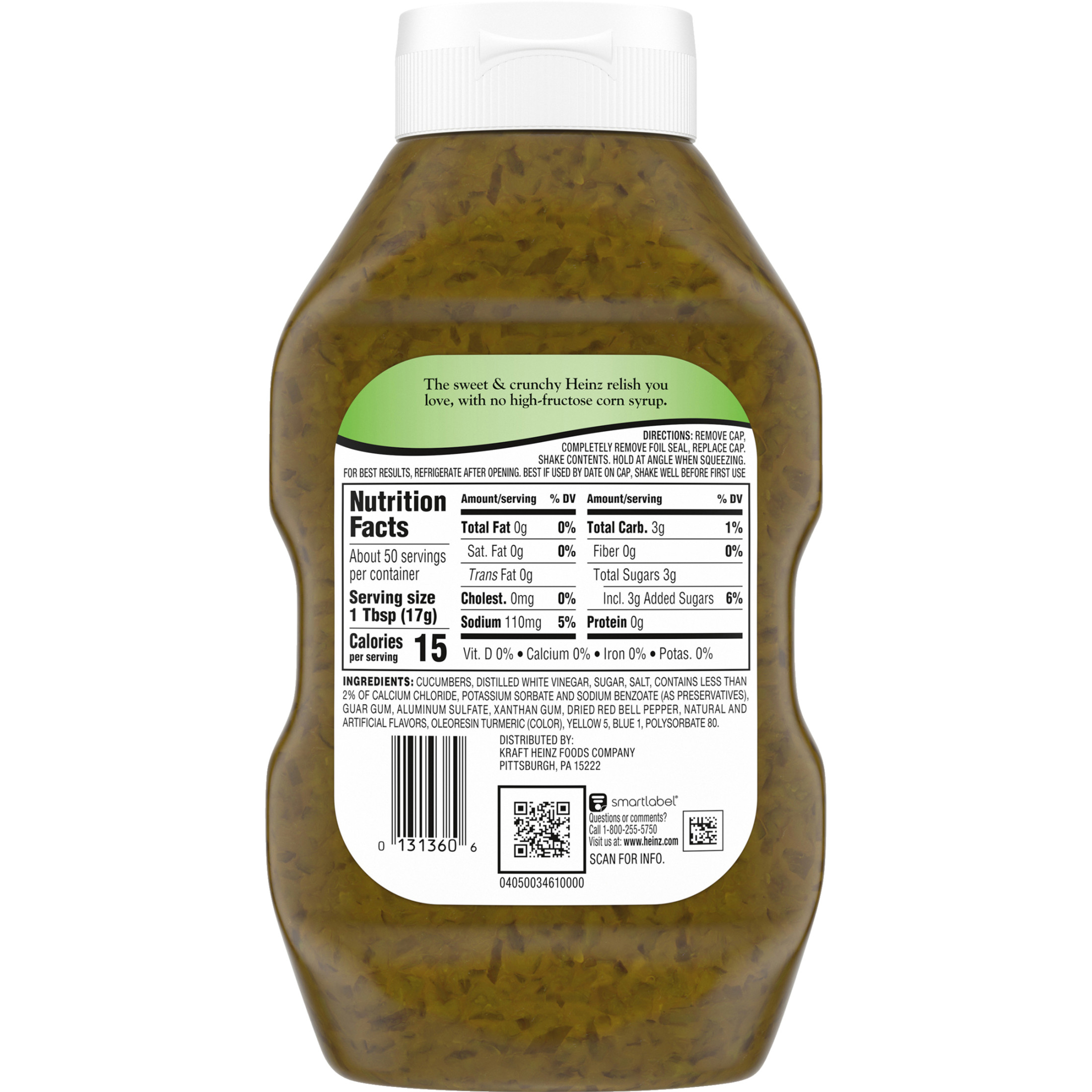Heinz Sweet Relish, 26 fl oz Bottle thumbnail 2