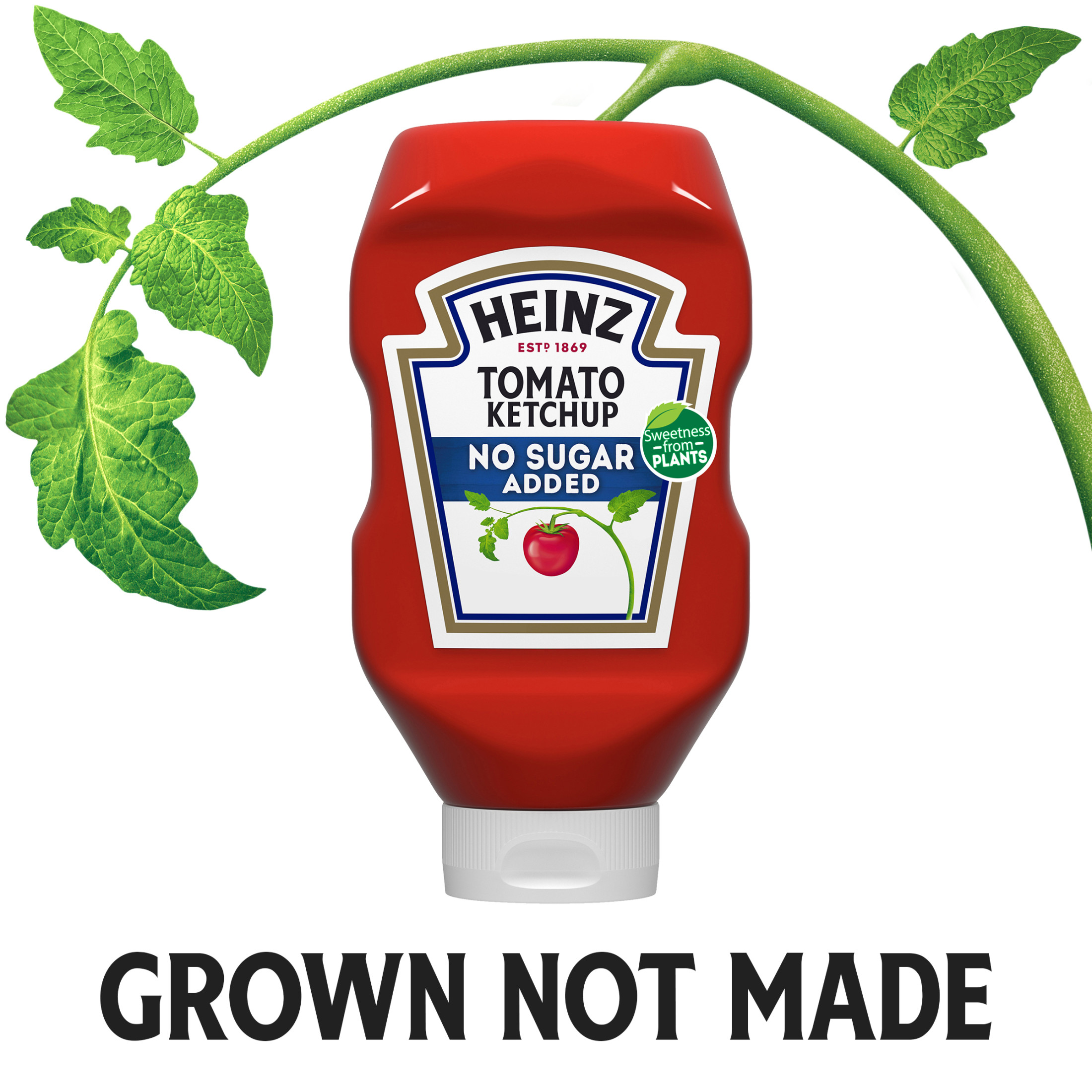 Heinz Tomato Ketchup with No Sugar Added, 29.5 oz Bottle thumbnail 4