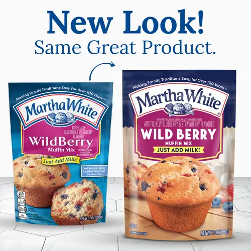 (12 pack) Martha White Wildberry Muffin Mix, 7 oz Bag thumbnail 3