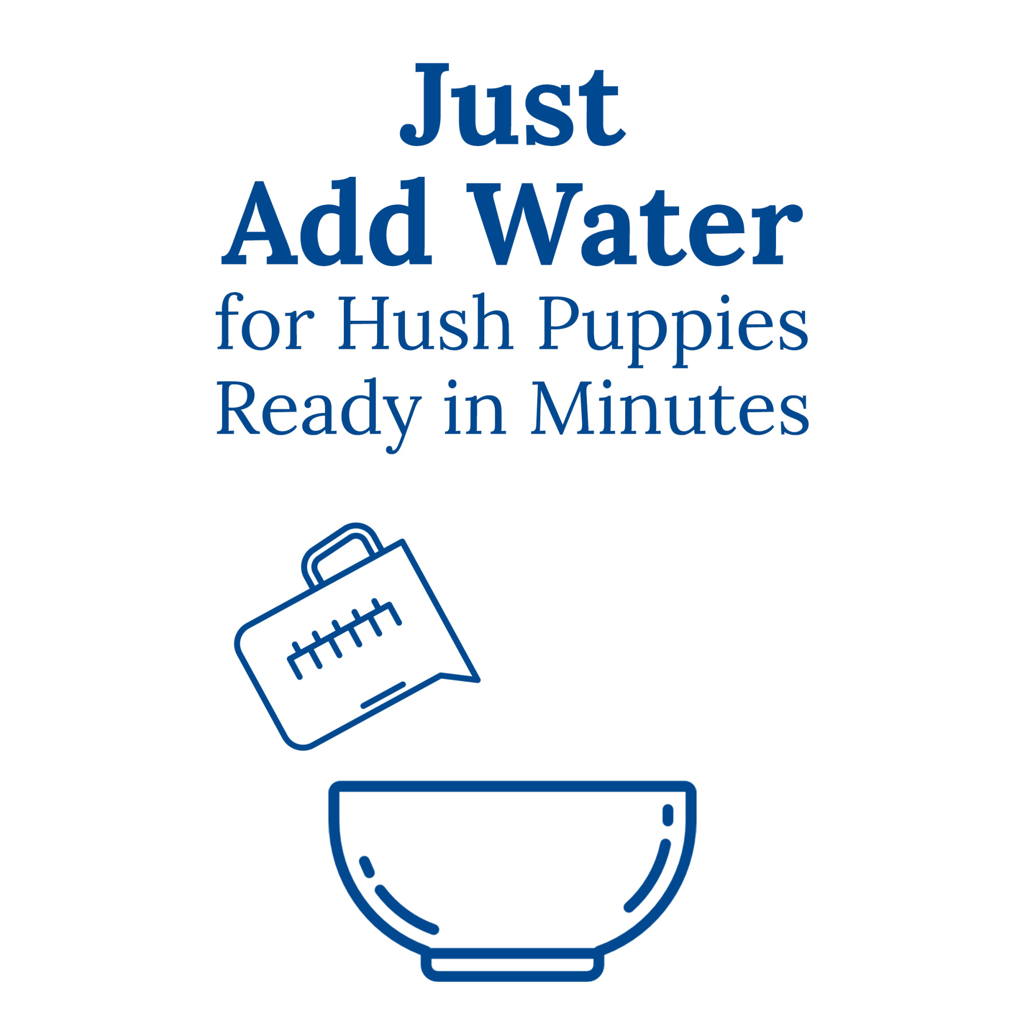 Martha White Hush Puppy Mix With Onion Flavor, 8 oz Pouch thumbnail 3