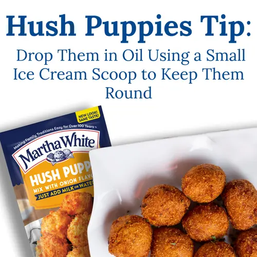 Martha White Hush Puppy Mix With Onion Flavor, 8 oz Pouch thumbnail 4