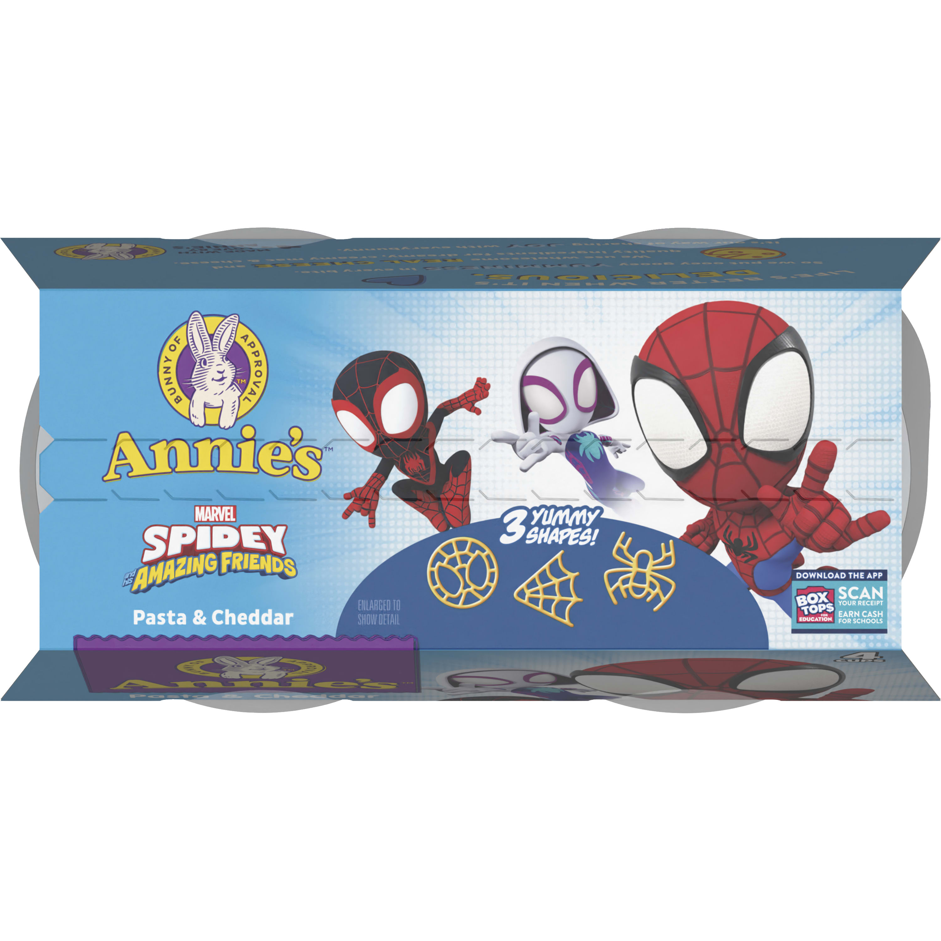 Annie's Marvel Spidey and His Amazing Friends Mac and Cheese, Pasta and Cheddar, 4 Cups, 7.48 oz thumbnail 2