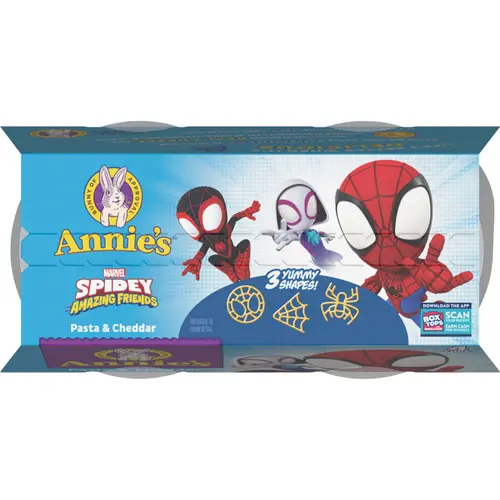 Annie's Marvel Spidey and His Amazing Friends Mac and Cheese, Pasta and Cheddar, 4 Cups, 7.48 oz thumbnail 2