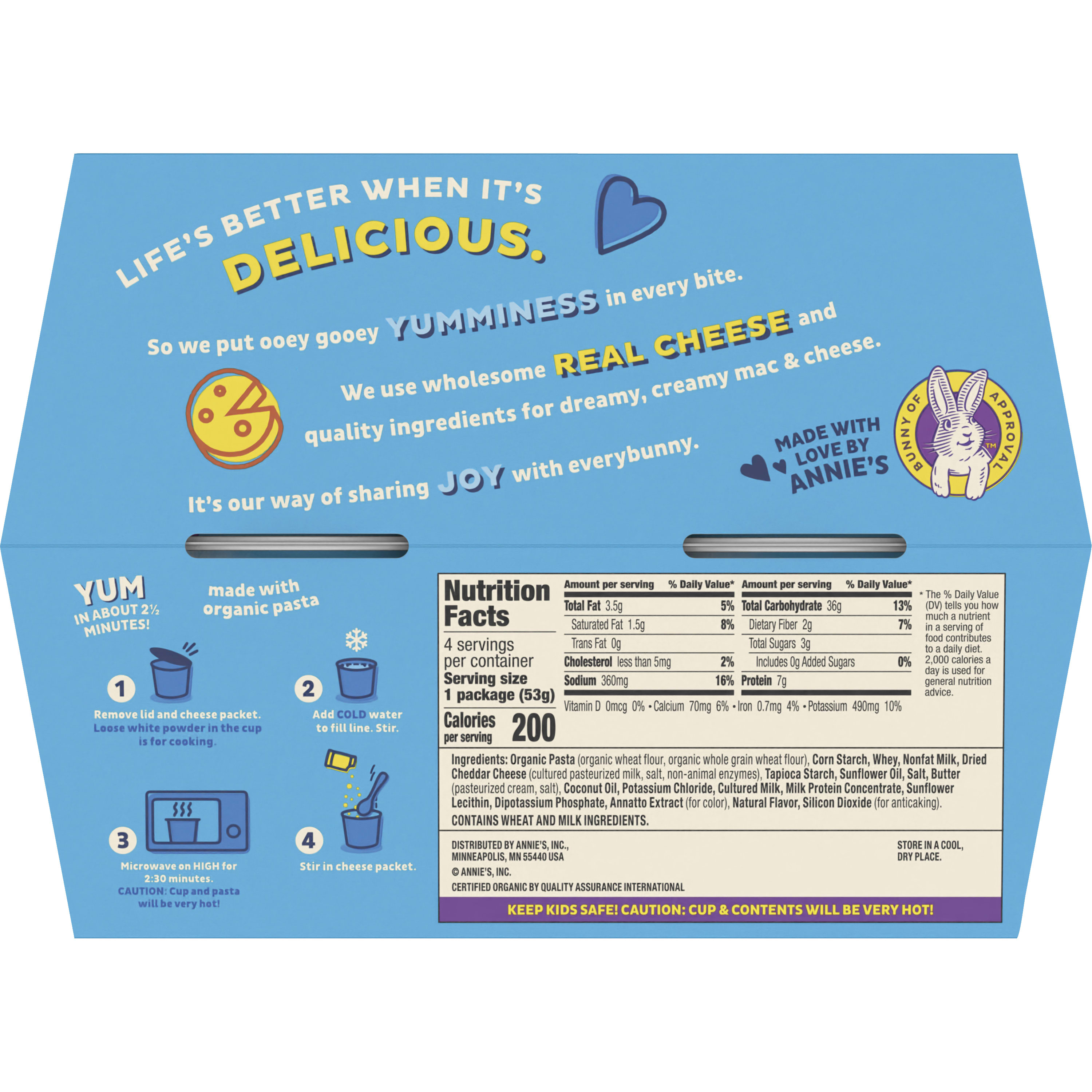 Annie's Marvel Spidey and His Amazing Friends Mac and Cheese, Pasta and Cheddar, 4 Cups, 7.48 oz thumbnail 3