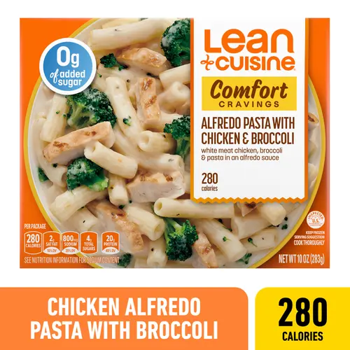 Lean Cuisine Alfredo Pasta Microwavable Meals for Lunch or Dinner, 10 oz (Frozen)