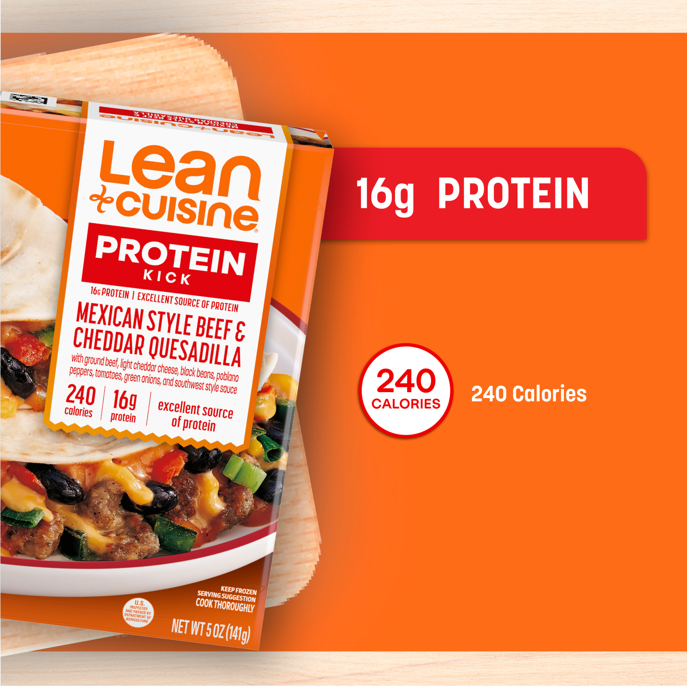Lean Cuisine Loaded Beef Taco Quesadilla thumbnail 4