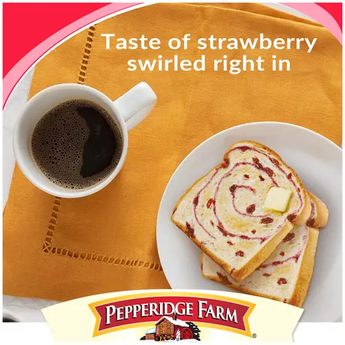 Pepperidge Farm Swirl Strawberry Breakfast Bread, 14 oz Loaf thumbnail 2