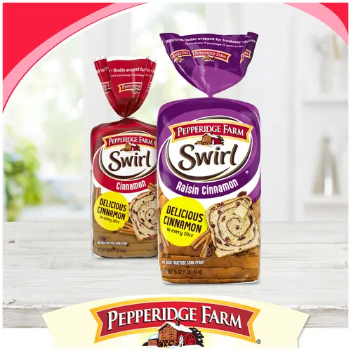Pepperidge Farm Swirl Strawberry Breakfast Bread, 14 oz Loaf thumbnail 4