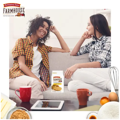 Pepperidge Farm Farmhouse Thin & Crispy Butter Crisp Cookies, 6.9 oz Bag thumbnail 4