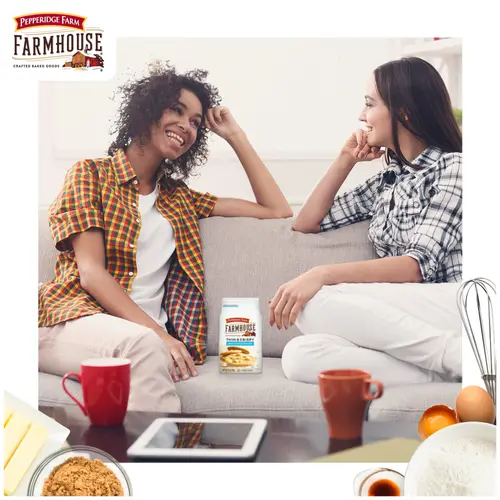 Pepperidge Farm Farmhouse Thin & Crispy White Chocolate Chip Cookies, 6.9 oz Bag thumbnail 4