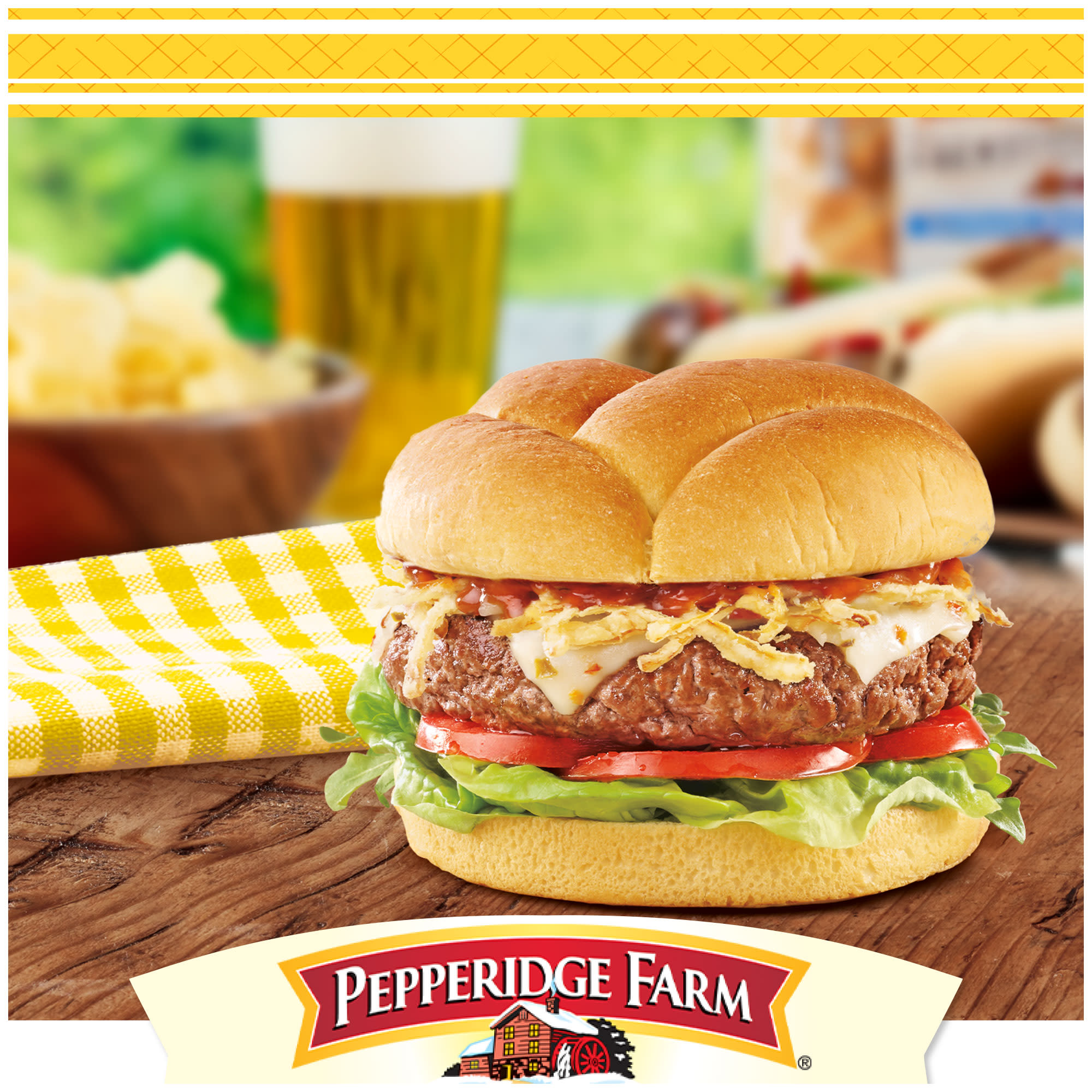 Pepperidge Farm Farmhouse Butter Hamburger Buns, 8-Pack Bag thumbnail 2