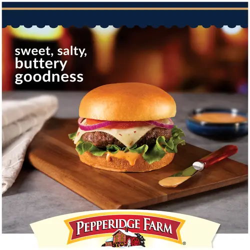 Pepperidge Farm Farmhouse Brioche Hamburger Buns, 6-Pack Bag thumbnail 2