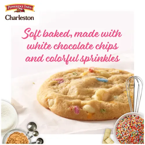Pepperidge Farm Charleston Birthday Cake Cookies, 8 Soft Baked Cookies, 8.6 oz. Bag thumbnail 2