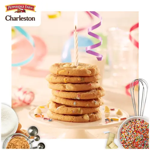 Pepperidge Farm Charleston Birthday Cake Cookies, 8 Soft Baked Cookies, 8.6 oz. Bag thumbnail 3
