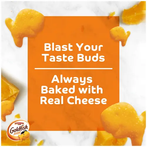 Goldfish Flavor Blasted Xtra Cheddar Cheese Crackers, 27.3 oz Carton thumbnail 2