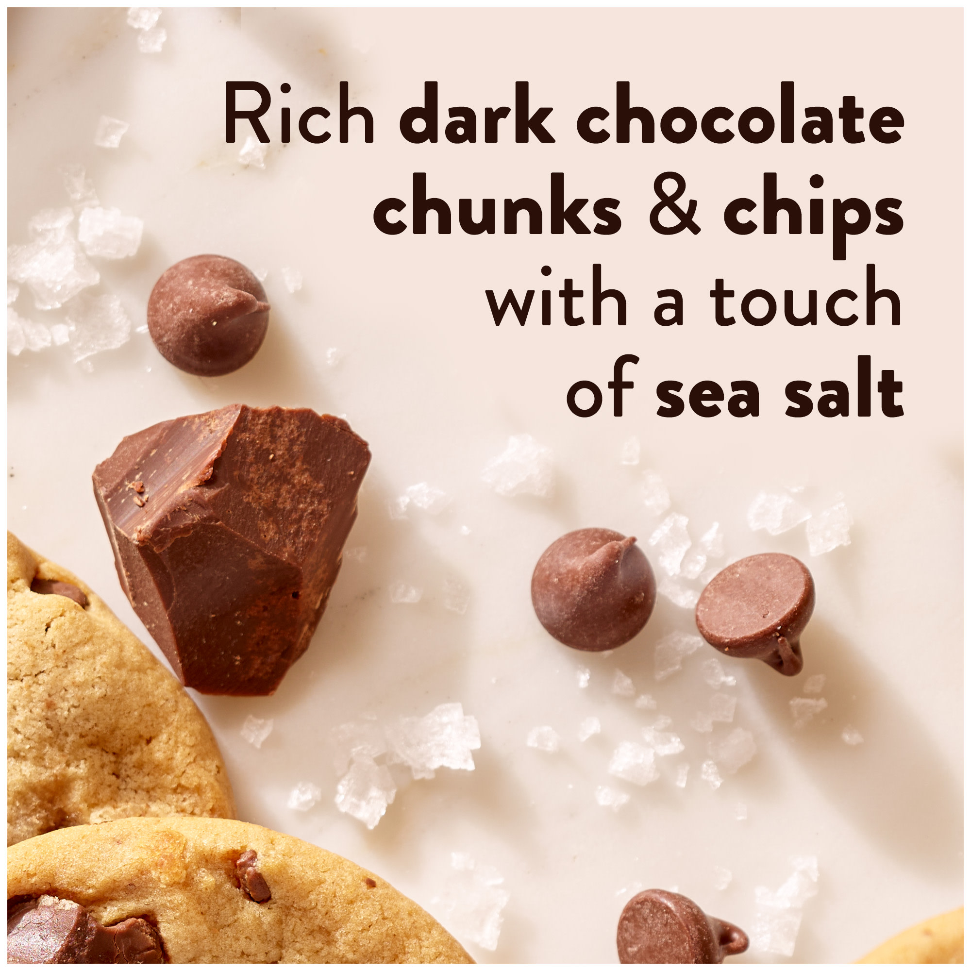 Pepperidge Farm Soft Baked Newport Dark Chocolate Cookies with Sea Salt, 8.6 oz Bag (8 Cookies) thumbnail 3