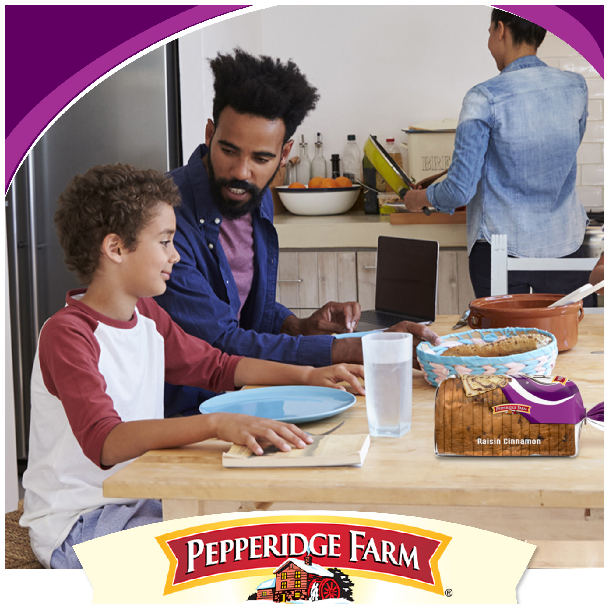 Pepperidge Farm Raisin Cinnamon Swirl Breakfast Bread, 16 oz Loaf thumbnail 3