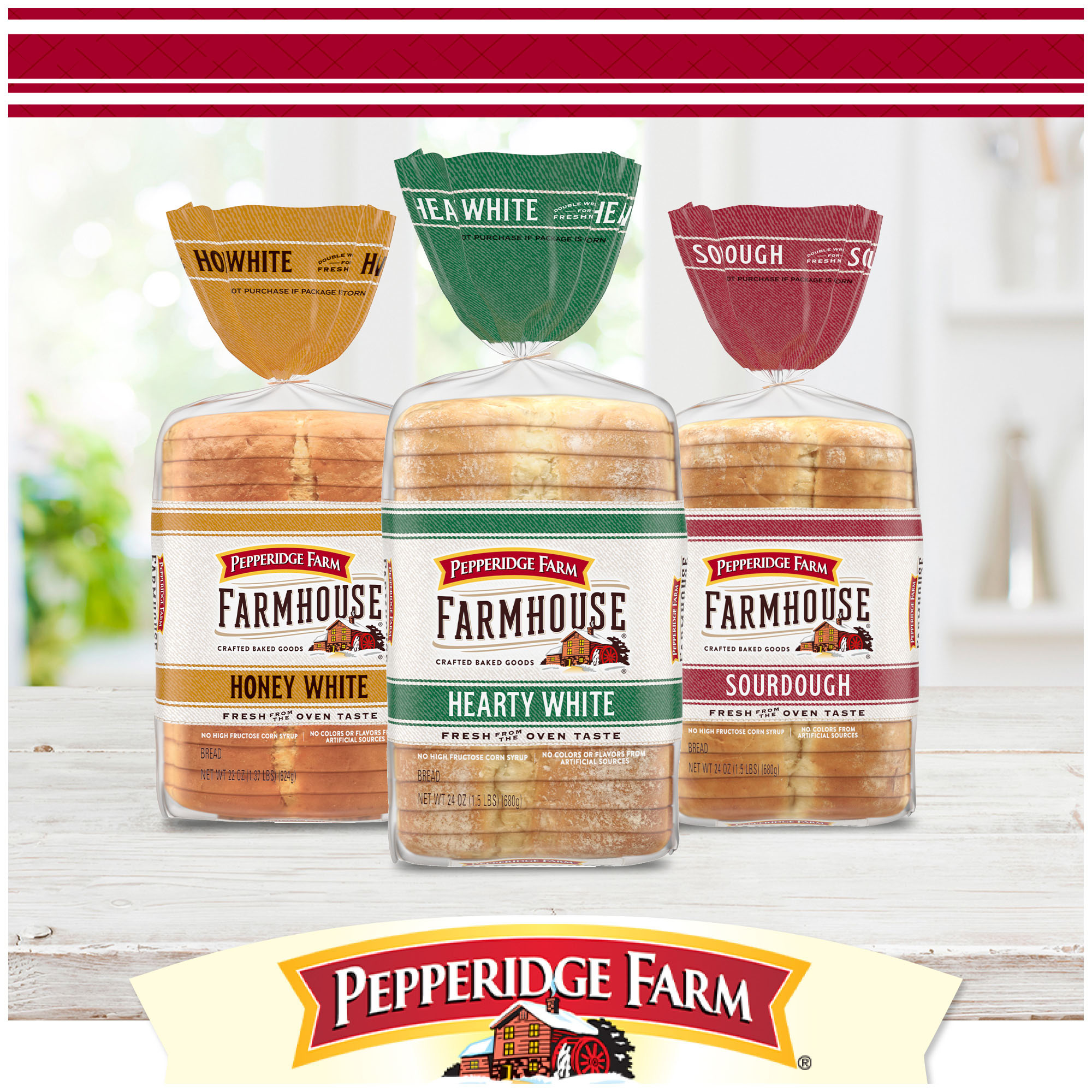 Pepperidge Farm Farmhouse Sourdough Bread, 24 oz Loaf thumbnail 4