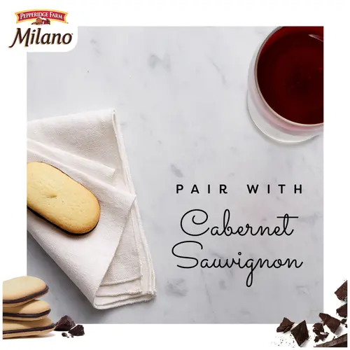 Pepperidge Farm Milano Double Dark Chocolate Cookies, 7.5 oz Bag (15 Cookies) thumbnail 3
