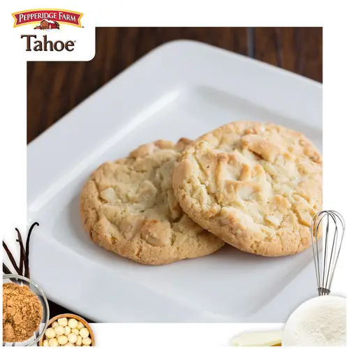 Pepperidge Farm Tahoe Crispy White Chocolate Macadamia Nut Cookies, 7.2 oz Bag (8 Cookies) thumbnail 3