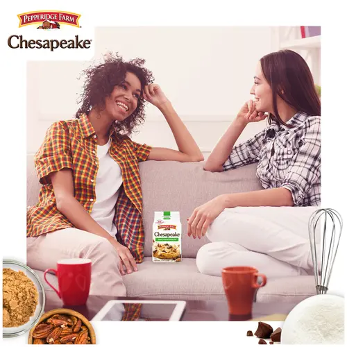 Pepperidge Farm Chesapeake Crispy Dark Chocolate Pecan Cookies, 7.2 oz Bag (8 Cookies) thumbnail 4