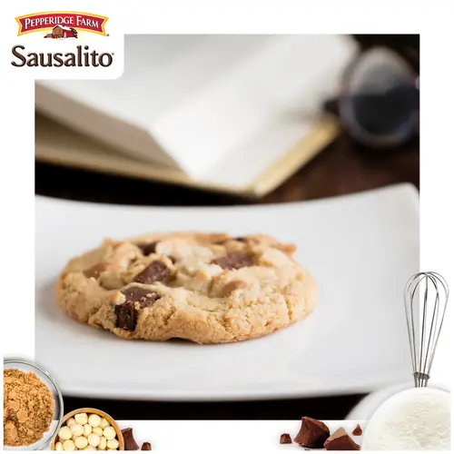 Pepperidge Farm Sausalito Crispy Milk Chocolate Macadamia Nut Cookies, 7.2 oz Bag (8 Cookies) thumbnail 3