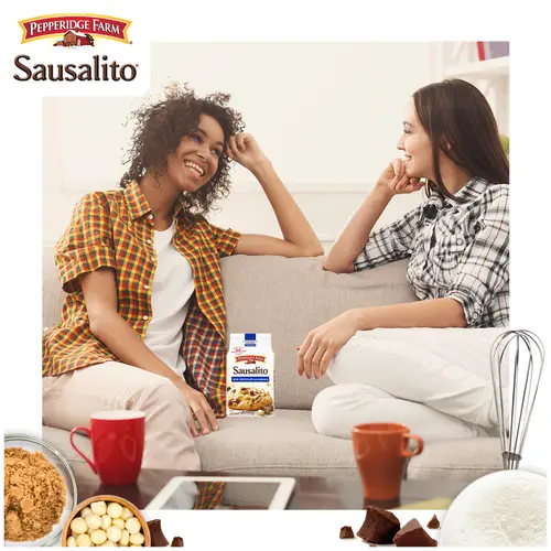 Pepperidge Farm Sausalito Crispy Milk Chocolate Macadamia Nut Cookies, 7.2 oz Bag (8 Cookies) thumbnail 4