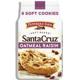 Pepperidge Farm Santa Cruz Soft Baked Oatmeal Raisin Cookies, 8.6 oz Bag (8 Cookies)