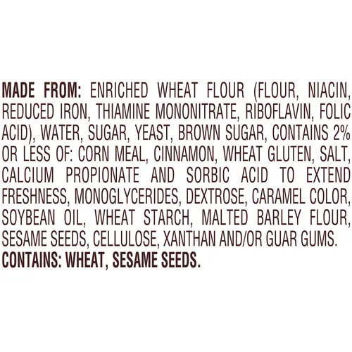 Pepperidge Farm Mini Bagels, Brown Sugar Cinnamon, 17 oz. Bag, 12-Pack thumbnail 4