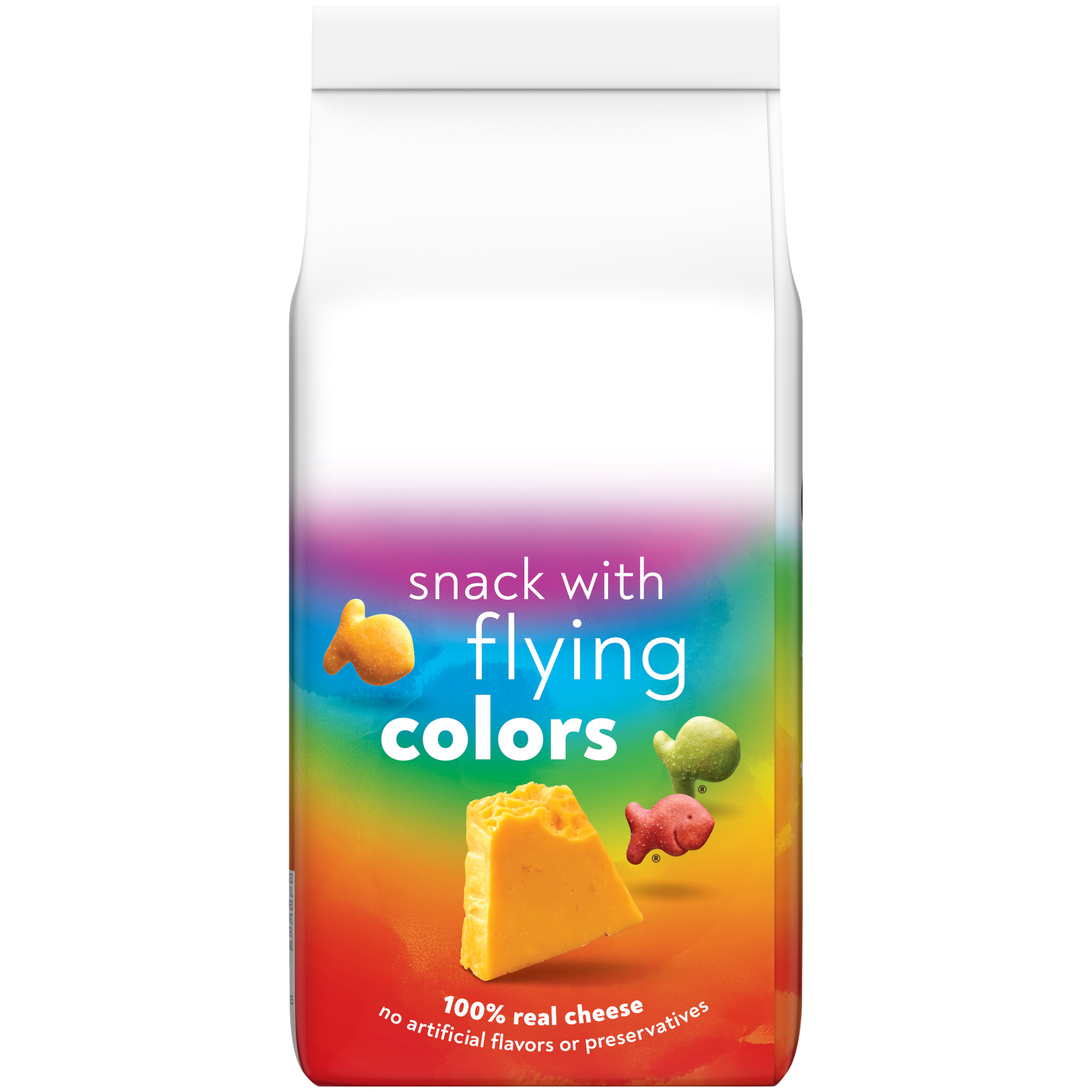 Goldfish Colors Cheddar Baked Snack Crackers, 6.6 oz Bag thumbnail 3