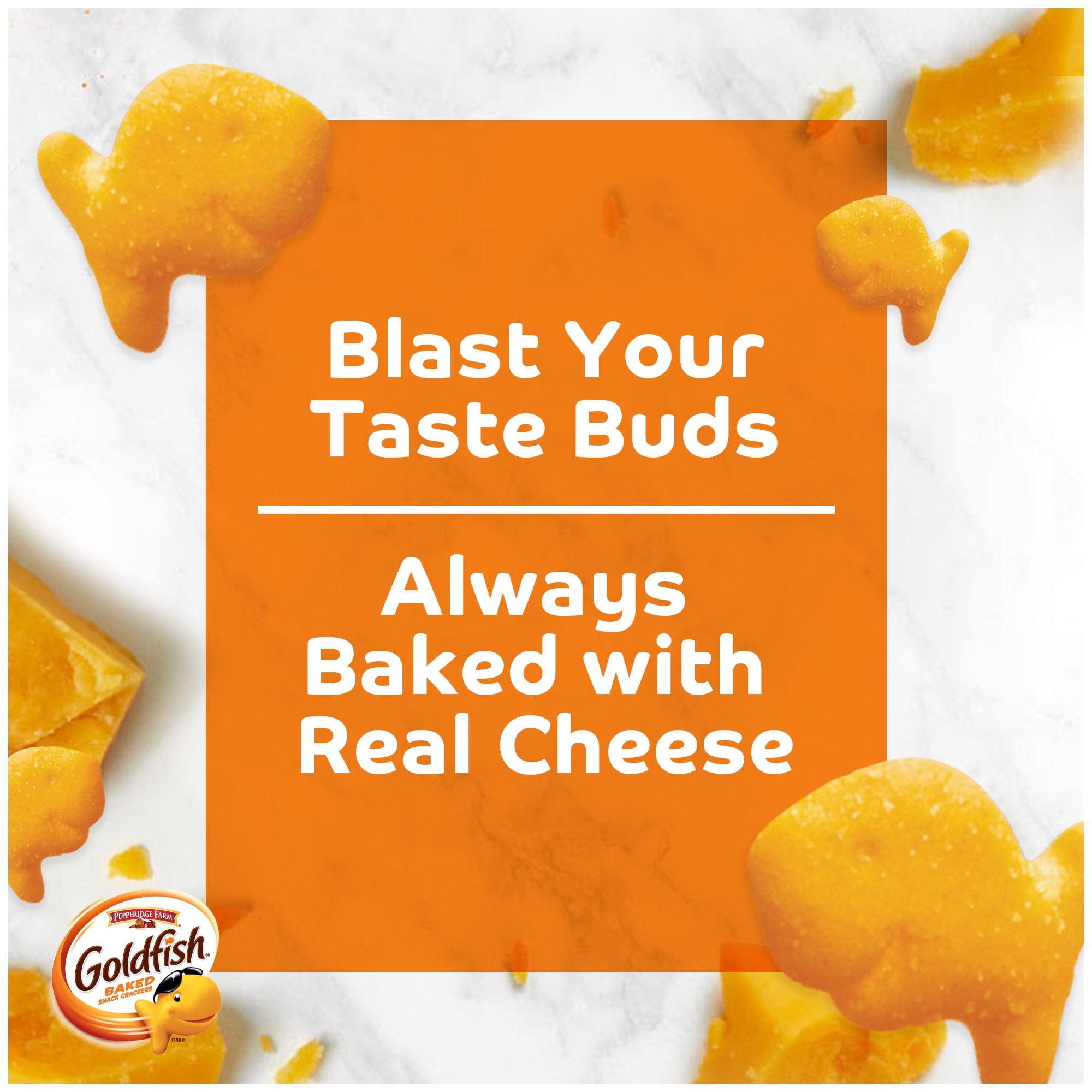 Goldfish Flavor Blasted Xtra Cheddar Cheese Crackers, Baked Snack Crackers, 6.6 oz Bag thumbnail 2