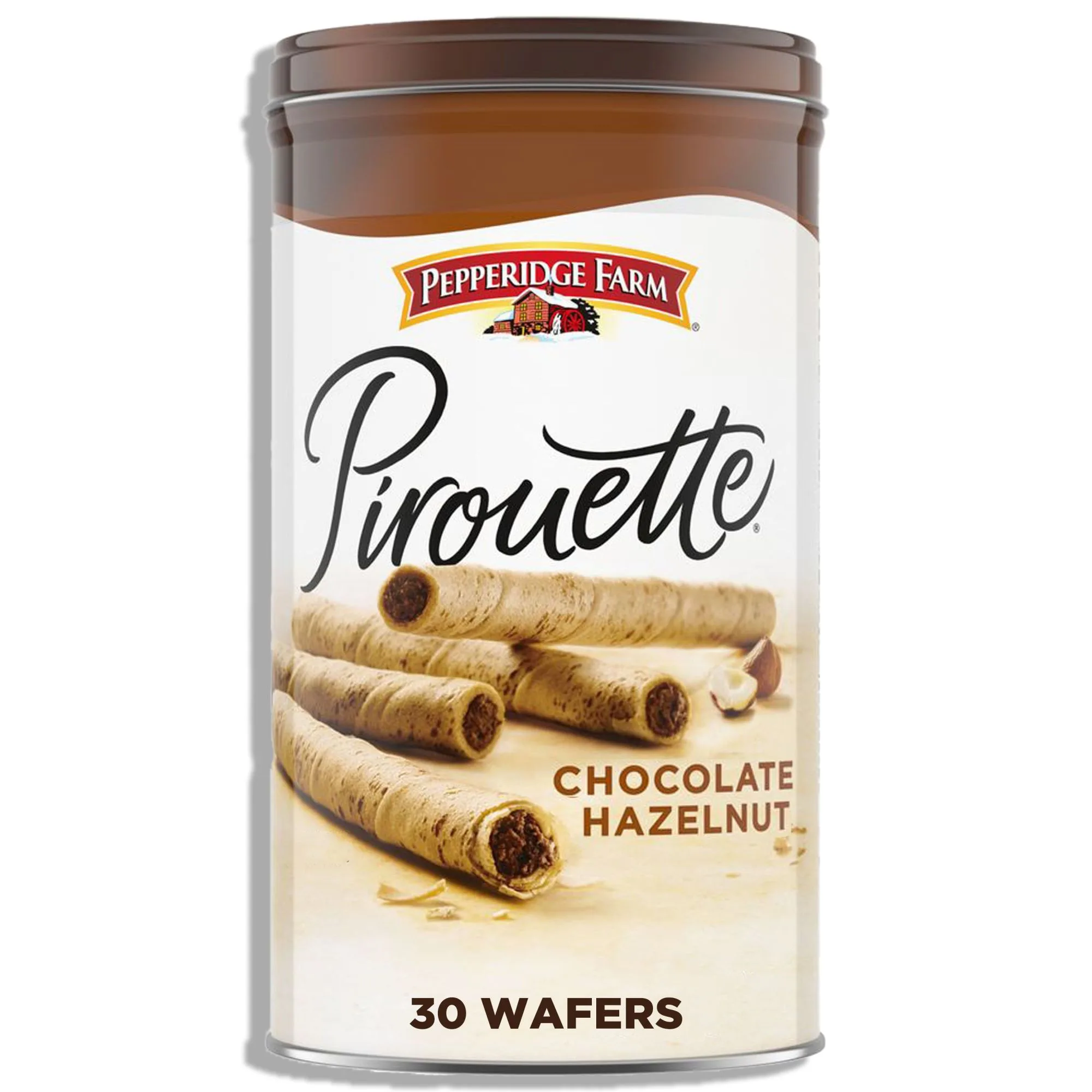 Pepperidge Farm Pirouette Cookies, Chocolate Hazelnut CrÃ©me Filled Wafers, 13.5 oz Tin