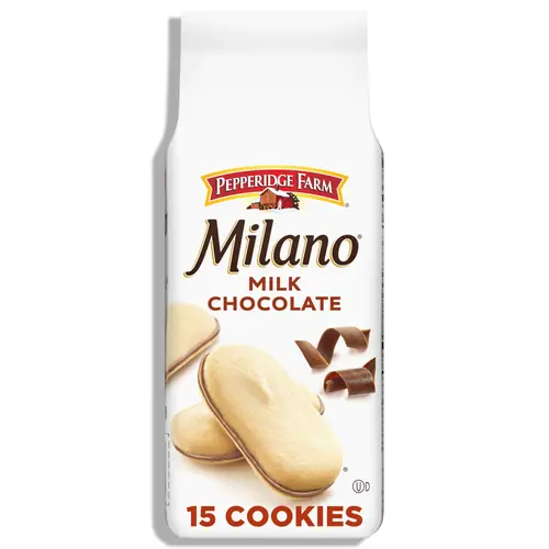 Pepperidge Farm Milano Milk Chocolate Cookies, 6 oz Bag (15 Cookies)
