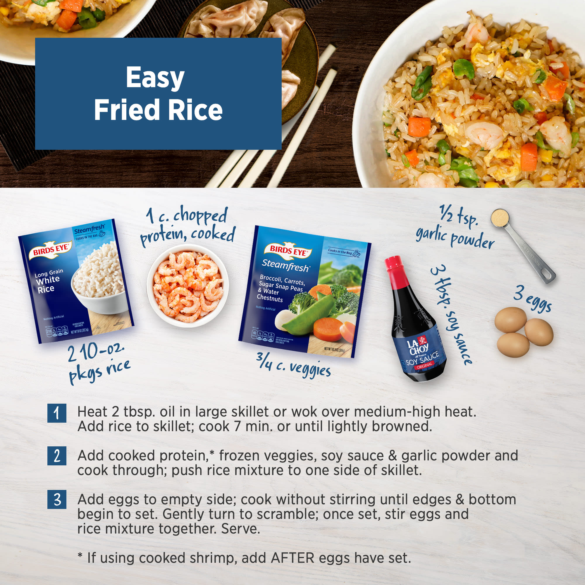 Birds Eye Steamfresh Broccoli, Carrots, Sugar Snap Peas & Water Chestnuts, Frozen, 10.8 oz thumbnail 4