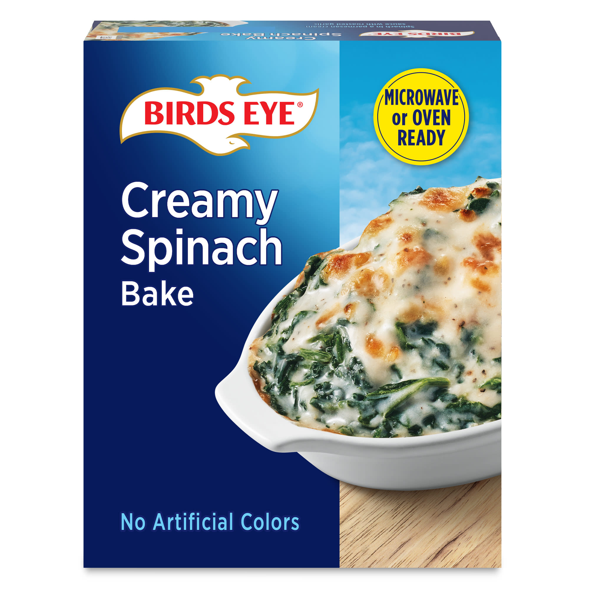 Birds Eye Creamy Spinach Bake, Frozen Vegetable, 13 oz Box (Frozen)