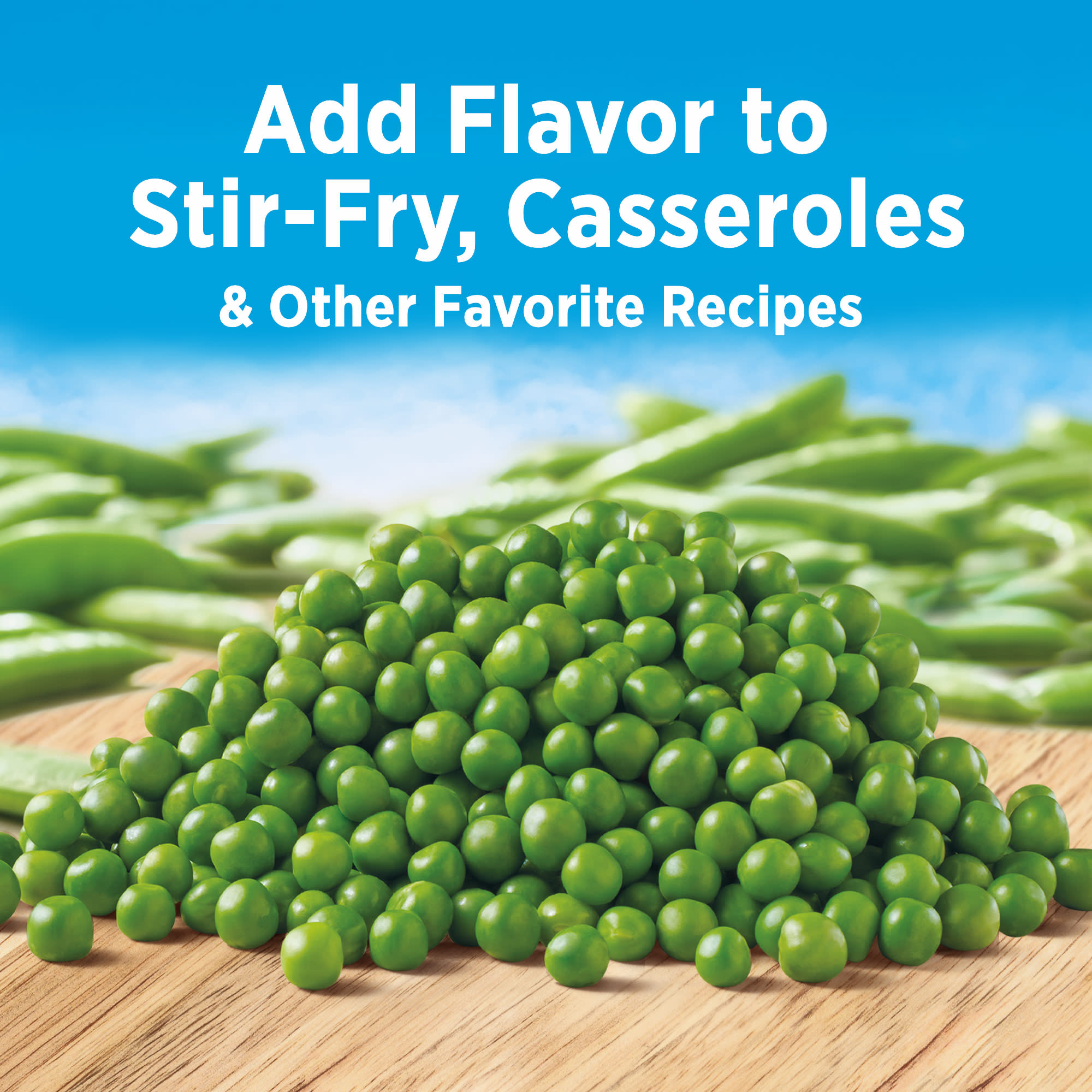 Birds Eye Steamfresh Premium SeleCounts Sweet Peas, Frozen, 10 oz thumbnail 2