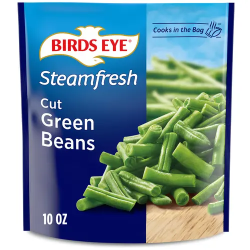 Birds Eye Steamfresh Cut Green Beans, Frozen, 10 oz