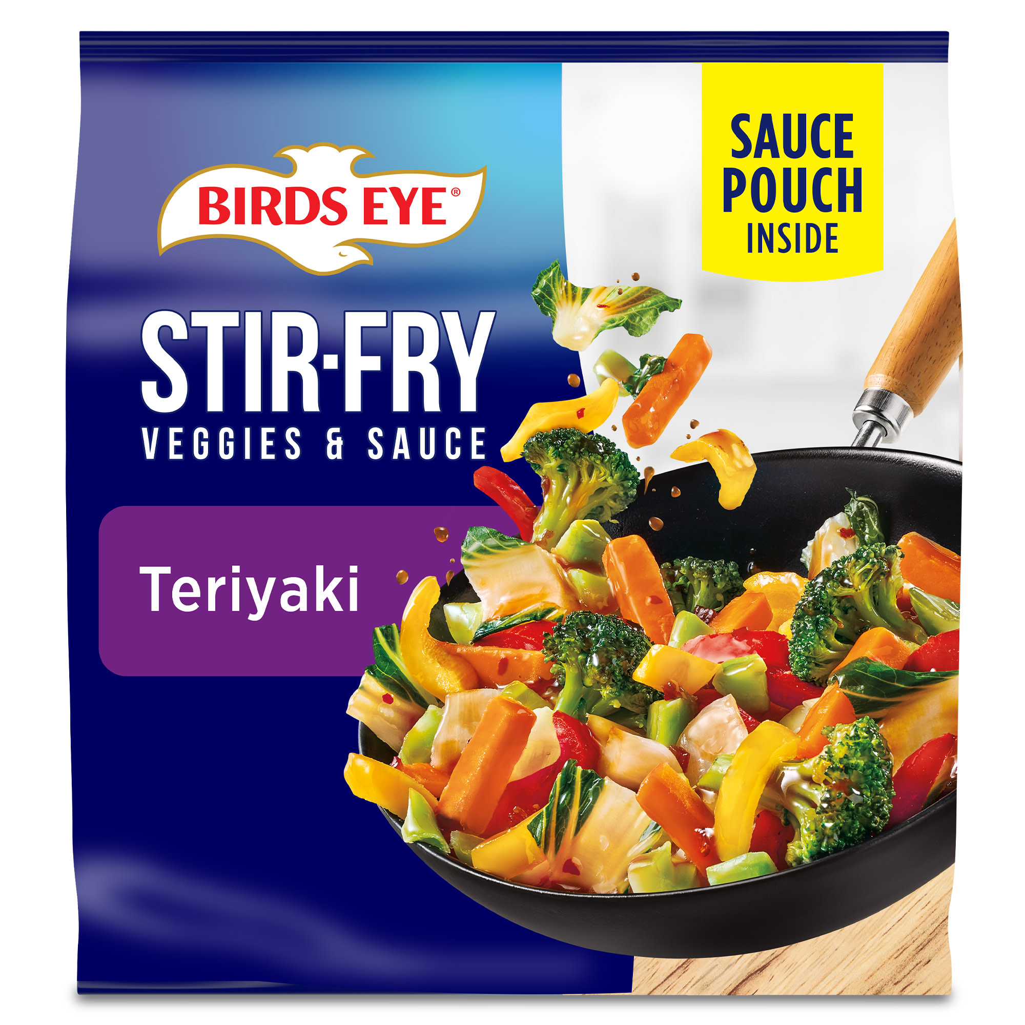 Birds Eye Teriyaki Stir Fry Veggies and Sauce, Frozen Vegetables, 15 oz (Frozen)