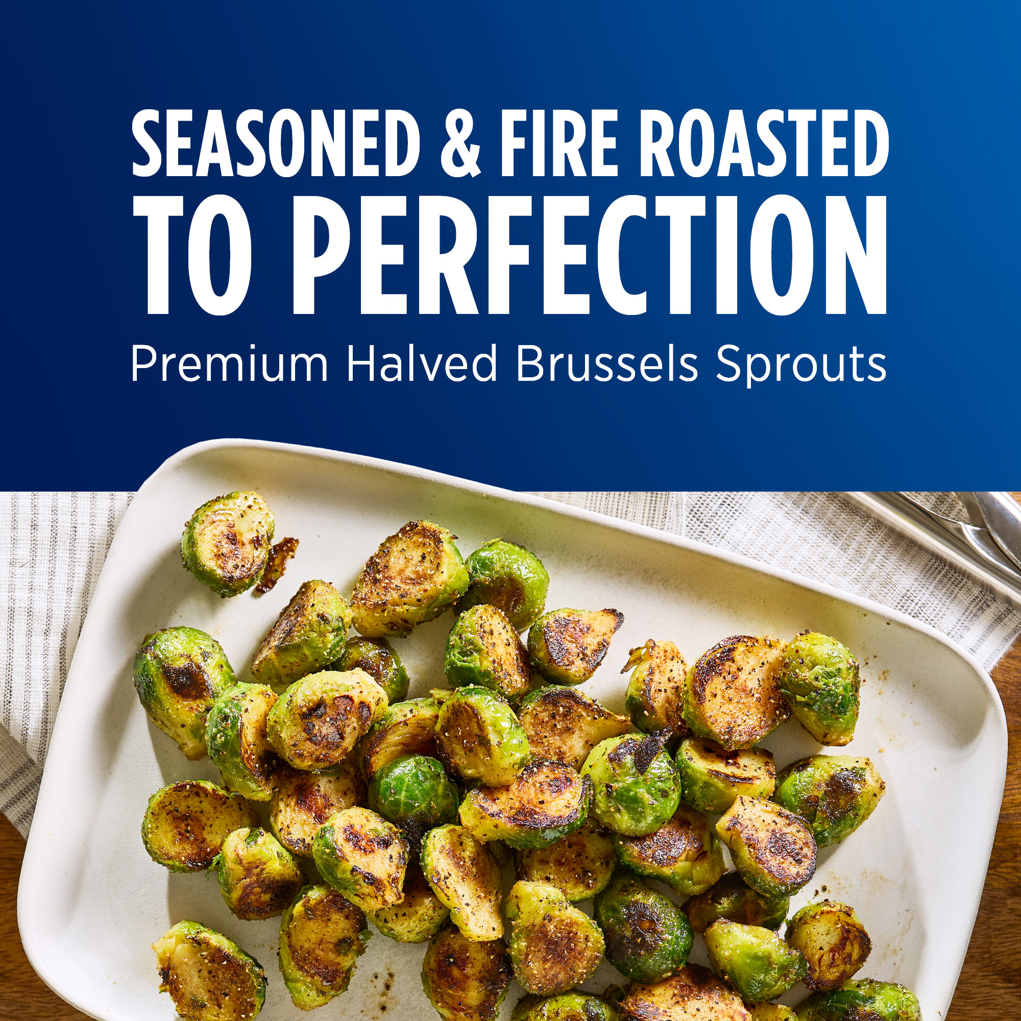 Birds Eye Fire Roasted Brussels Sprouts, Frozen Vegetables, 12 oz thumbnail 2