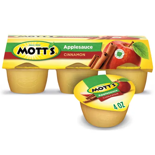 Mott's Cinnamon Applesauce, 4 Ounce Cup, 6 Count thumbnail 2