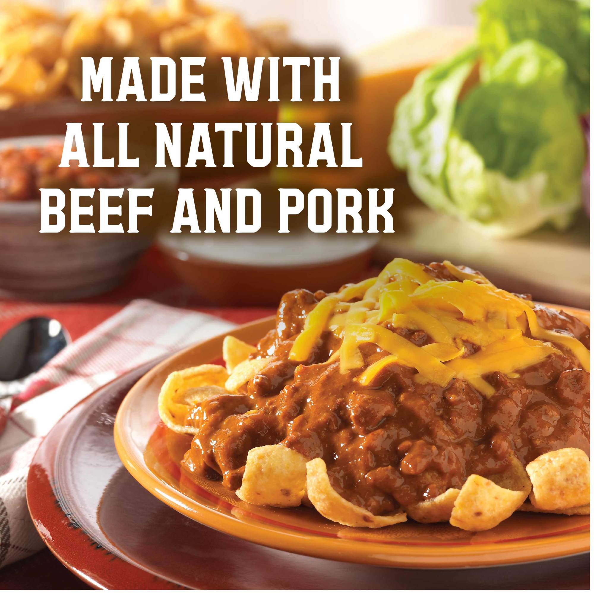 WOLF BRAND Chili No Beans, Chili Without Beans, 15 oz Can thumbnail 3