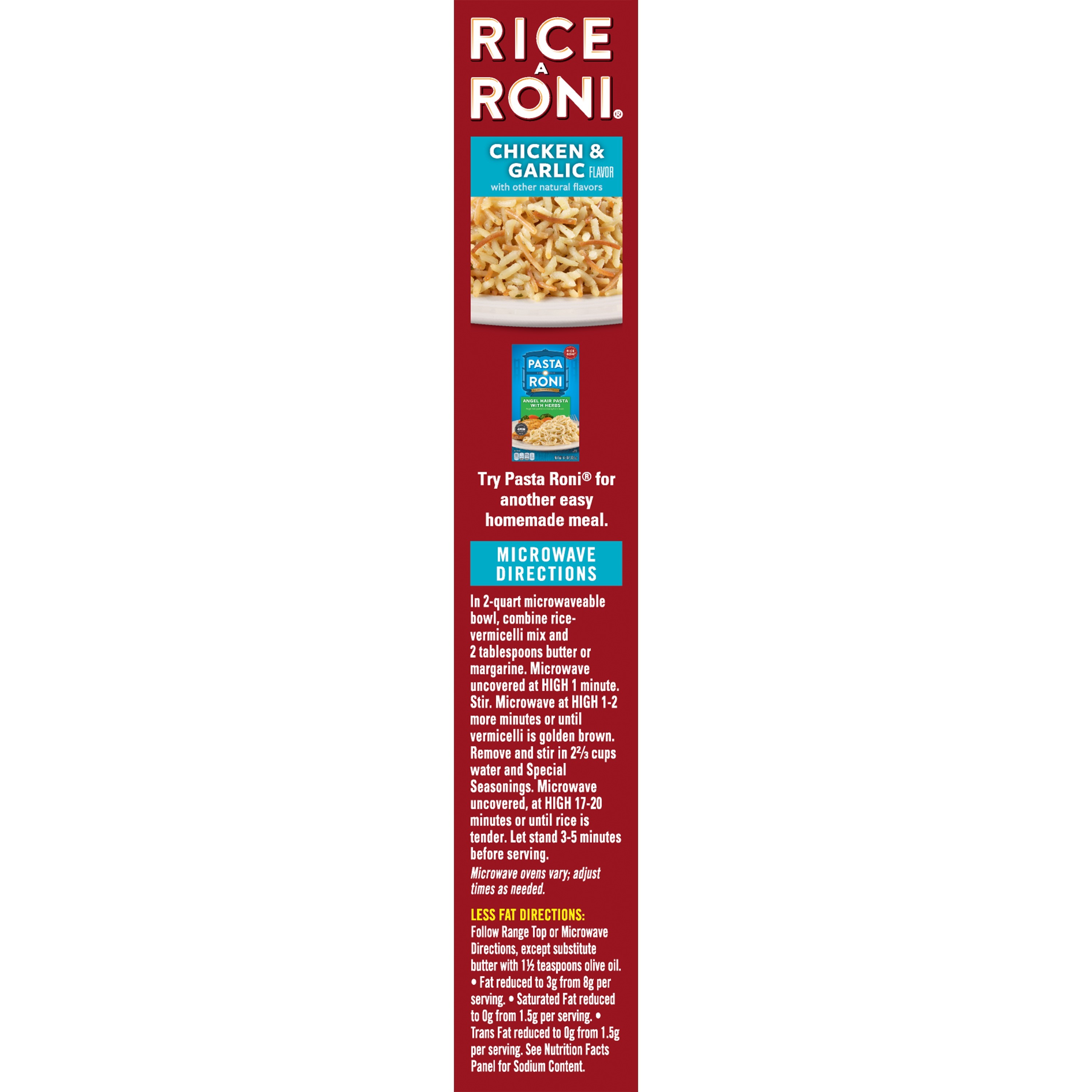 (12 pack) Rice-A-Roni Chicken & Garlic Rice & Vermicelli Mix, 5.9 oz thumbnail 4