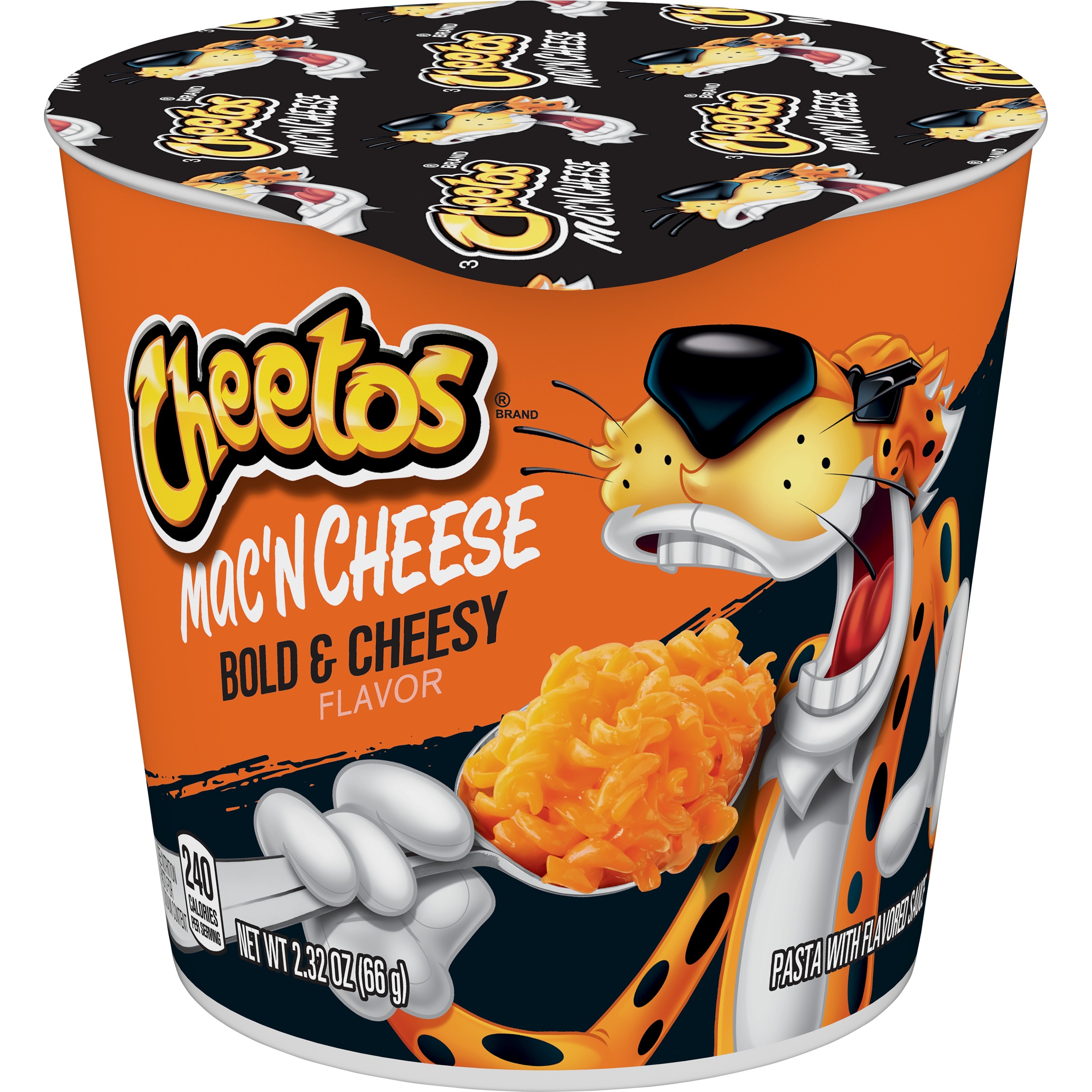 Cheetos Mac 'N Cheese, Bold & Cheesy Flavor, Mac and Cheese, Macaroni and Cheese, 2.32 oz Shelf-Stable Cup thumbnail 3