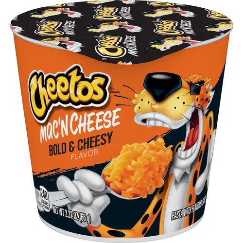 Cheetos Mac 'N Cheese, Bold & Cheesy Flavor, Mac and Cheese, Macaroni and Cheese, 2.32 oz Shelf-Stable Cup thumbnail 3
