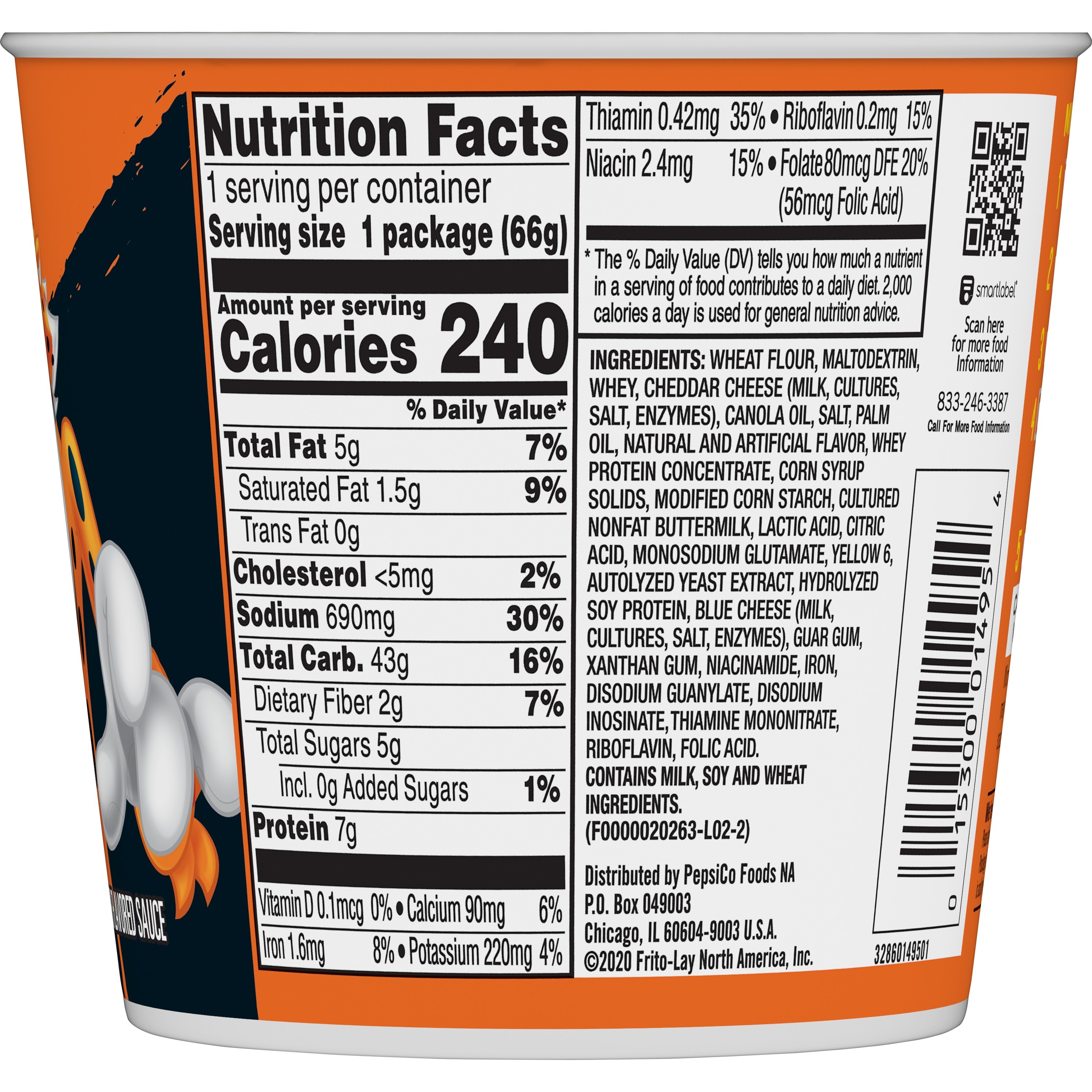 Cheetos Mac 'N Cheese, Bold & Cheesy Flavor, Mac and Cheese, Macaroni and Cheese, 2.32 oz Shelf-Stable Cup thumbnail 4