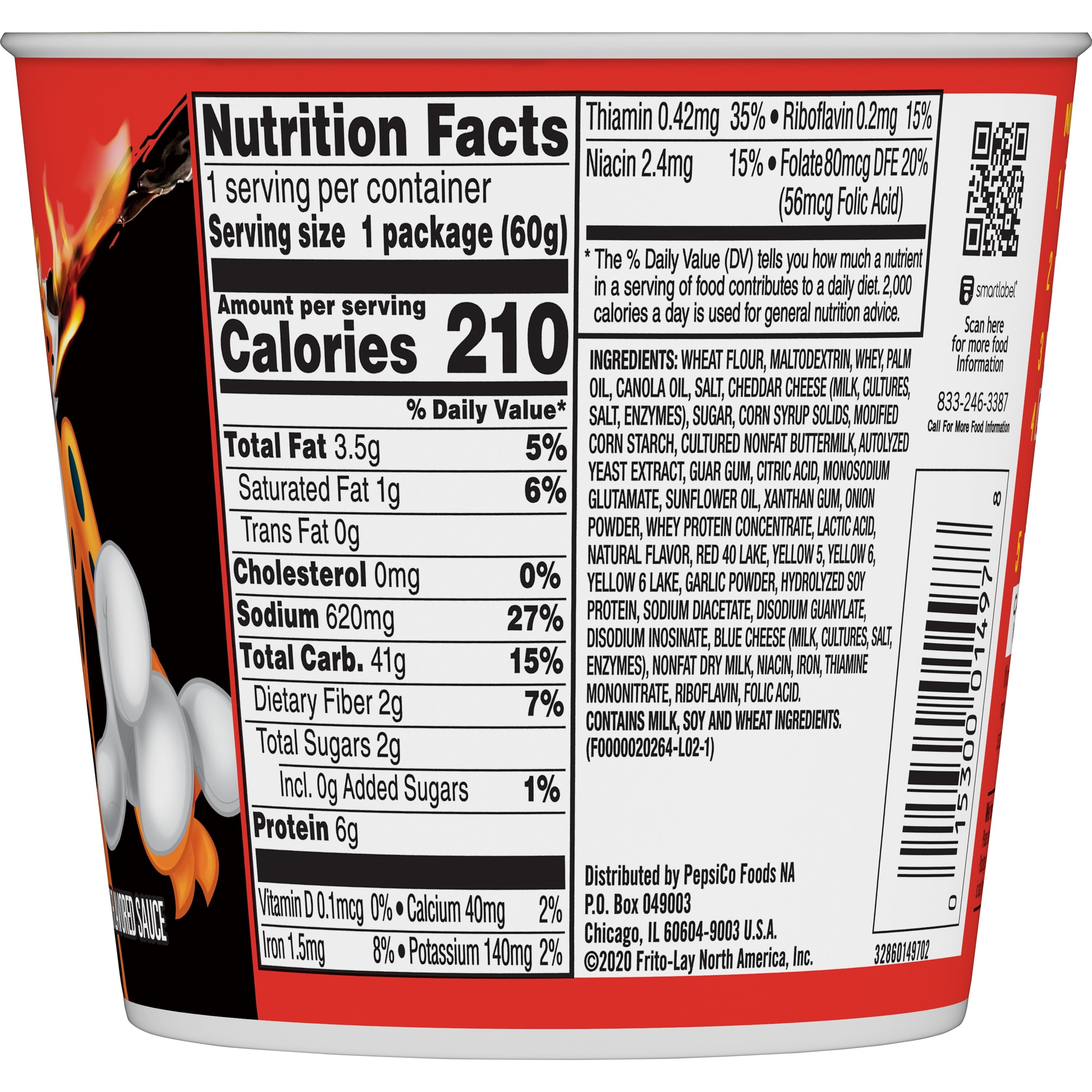 Cheetos Flamin' Hot Mac'N Cheese Pasta with Flavored Sauce, 2.11 oz Cup thumbnail 4