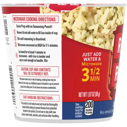 Rice-A-Roni Chicken Rice & Vermicelli Mix, 1.97 oz Cup thumbnail 3